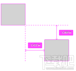 Photoshop CC 2014:原始图层和复制图层之间的距离