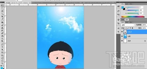 PS制作小丸子海报的方法和技巧