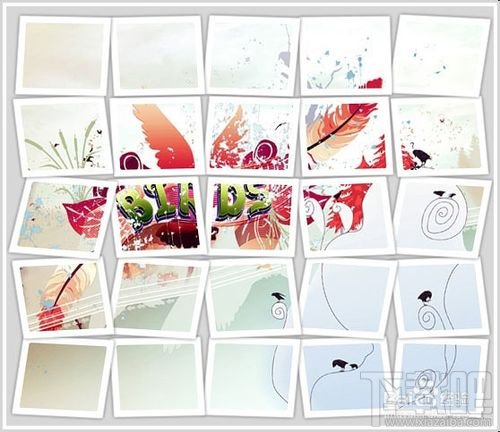ps怎么制作方块拼贴图、拼贴图制作教程