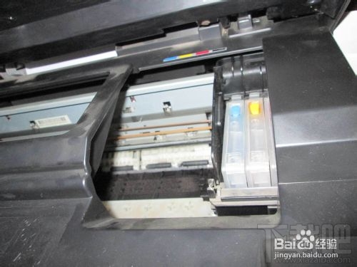 爱普生OFFICE TX300F系列打印机给墨盒注墨教程